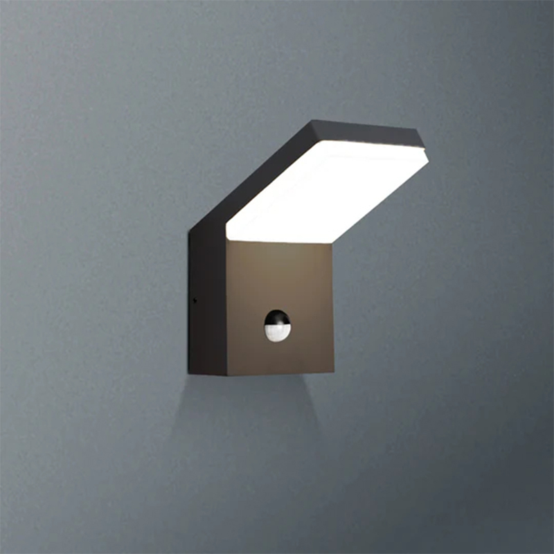 19217 IP54 18W 1800lm šedá/bílá/černá LED vnější nástěnná světla s detektory pohybu